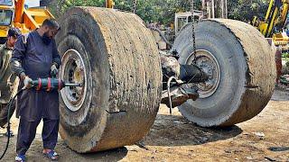 HUGE CAT Wheel Loader Gets AMAZING Repair After Thailand Import../