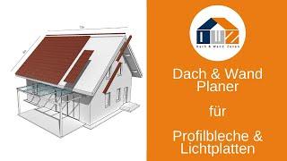 DWZ - Unser Dach & Wand Planer für Profilbleche (Trapezbleche) und Lichtplatten / Stegplatten