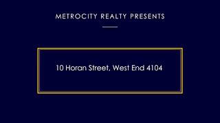 FOR RENT - 10 Horan Street, West End, 4101 (Bottom Part)