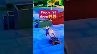 Puppy fell Down |Dancing for Toddlers |Toddler Car Videos #newfanny #comedy #jokes  #shortsfeed