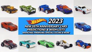 Hot Wheels News | NEW for 2023 Hot Wheels 55th Anniversary Cars Predictions & Wish-lists