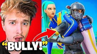 I Beat MY GIRLFRIEND'S BULLY... (fortnite)