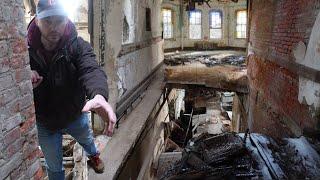 Inside a Crumbling Asylum - Check out the Morgue!