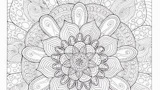 Adult Coloring Book - Watch me Draw the Pages. Untangle #5