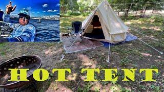 A 4  SEASON HOT TENT CAN YOU LIVE IN IT/THE WAYNE DIARIES