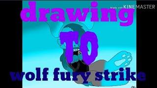 drawing to : [wolf fury strike] Part 1)