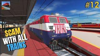 SCAMMING WITH ALL THE TRAINS IN THIS GAME || INDIAN TRAIN CROSSING 3D || SCAM PART-2