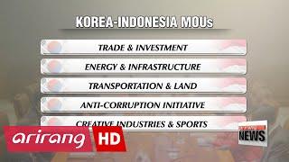 S. Korea, Indonesia agree on cooperative deals at summit