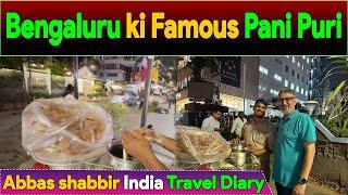 Famous Pani Puri of Bengaluru | Pakistani Journalist Abbas Shabbir Travel Diary