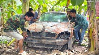 Genius Boy Completely Restored Old Broken DAIWOO Lanos Car Abandoned For Many Years