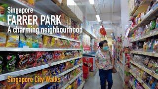 Farrer Park - A charming neighbourhood - Singapore City Walks [4k]