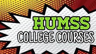 HUMSS Strand Course List in College