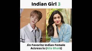 BTS Members Favorite Indian Female Actress Of All Time! 