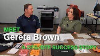 Meet Gereta Brown of RGB-Printing, One of Our Successful DTG/DTF Customers