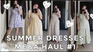 SUMMER DRESSES MEGA HAUL PART #1 LILIFAIRY | COLLABHAUL | Silvia Arossa