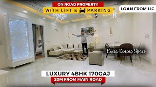 {JMD-245} 4Bhk 170Gaj Luxury Flat With Extra Dining Space, On Road Property For Sale In Dwarka Mor