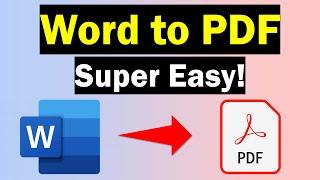 How To Convert Word To PDF (3 Easy Methods!)