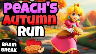  Peach's Autumn Run  | Fitness Run | Brain Break | Mini-Games | GoNoodle Inspired