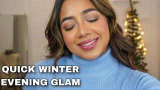 Quick Winter Evening Glam | GRWM & UNBOXING