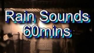 "Heavy Rain Sounds" 60min's Inside a Car "Natural Sound"