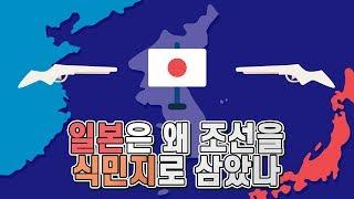 일본은 왜 조선을 식민지로 삼았을까(일제강점기 이유)