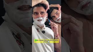 Dad teaches me Shaving🪒 #dailyshorts #dad #dadandson #shaving #shave #teach #tutorial #mensgrooming