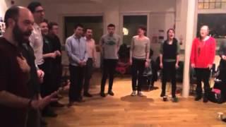 London Vocal Project in rehearsal February 2014