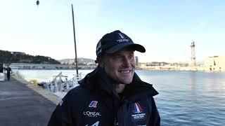 Cup Spy: Interview- Glenn Ashby - Orient Express Racing - AC40 - Barcelona - Day 9, March 6, 2024.