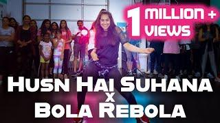 Husn Hai Suhana x Bola Rebola | Govinda Karishma Kapoor | Bolly Fusion | Sneha Desai Choreography