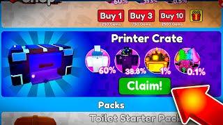 *NEW* PRINTER UPDATE IS COMING!!️ - Toilet Tower Defense