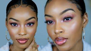 SOFT GLAM MAKEUP feat. DRUGSTORE PRODUCTS | Slim Reshae