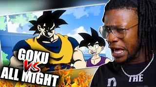 Goku vs. All Might RAP BATTLE!! (REACTION)