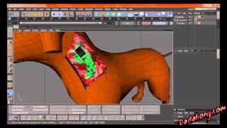 Intro to UVW Mapping in Bodypaint/Cinema 4d 1/4