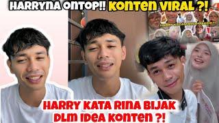 Konten Harryna Viral ?! Harry Kata Rina Bijak Dlm Idea Konten !! Next Konten Prank Rina ?!