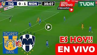 Tigres vs. Monterrey en vivo, donde ver, a que hora juega Tigres vs. Monterrey Liga MX Clausura 2024