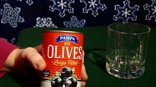 Quietly  Eating Pampa Black Olives, drinking olive juice, evening relaxation ASMR