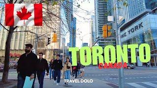 TORONTO ONTARIO CANADA | 4K Walk Tour