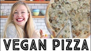 Vegan Pizza • Creamy Coconut Mushroom