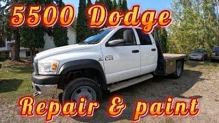 5500 Dodge Ram Cummins diesel repair and paint