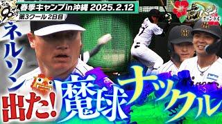 【魔球ナックル登場】ナックルボーラーの新助っ人 ネルソンが実戦練習に初登板！見たことない魔球に虎戦士たちも驚愕！？阪神タイガース密着！応援番組「虎バン」ABCテレビ公式チャンネル