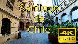 Walking in Santiago de Chile | ⁴ᴷ 60FPS