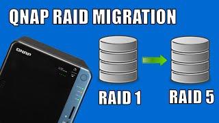 QNAP NAS - Changing RAID 1 to RAID 5