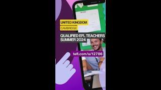 Select English is hiring 4 qualified EFL teachers for summer 2024.