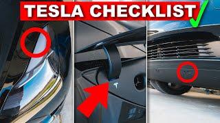 Tesla Delivery Day Checklist 2024: DON'T MAKE A MISTAKE!