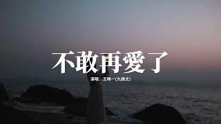 王唯一(九姨太) - 不敢再愛了『後來我因為你 質疑了所有的愛，哪怕無人問津 也不想再去期待，我想要的愛 如今似乎不復存在。』【動態歌詞MV】