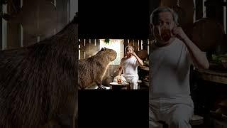 Ông Lão Và Capybara #veo3 #viral #viralvideo  #capybara #funny