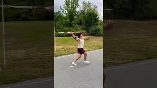 Angle of release a bit too high #Javelin #Throw #throwing #track #trackandfield #olympics