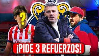 NOTICIAS CHIVAS / Oscar Garcia PIDE 3 REFUERZOS ¿Que Posiciones son? / Chivas al Dia