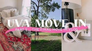 COLLEGE APARTMENT MOVE IN VLOG 2021 *part 2* | university of virginia (uva)