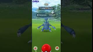 Get  Heracross 100% IV -  #Pokemongo #short